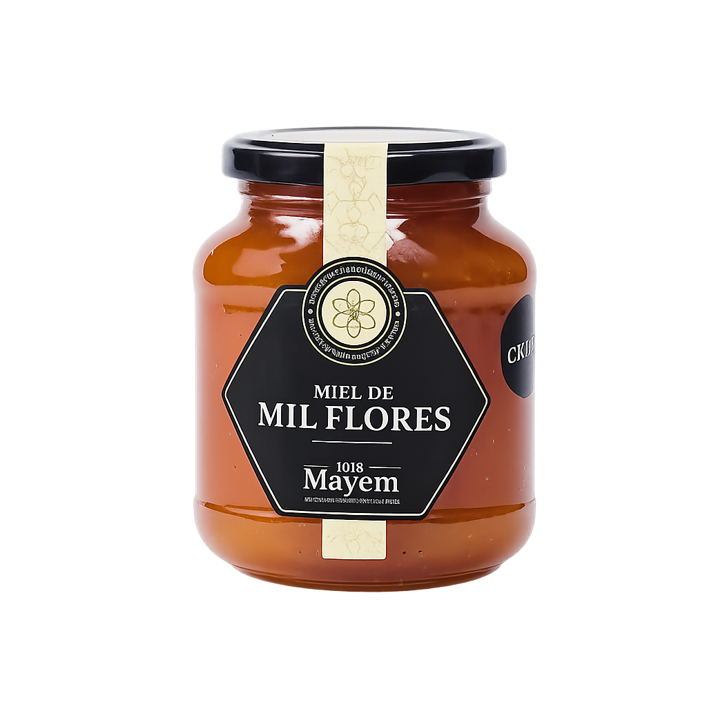 Miel cruda Mil Flores 500gr (5 unidades)