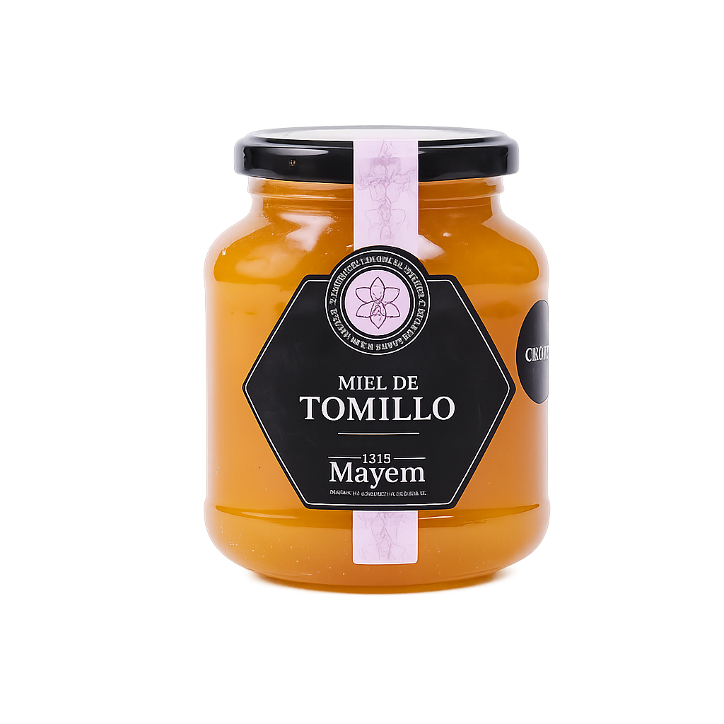 Miel cruda Tomillo 500gr (5 unidades)